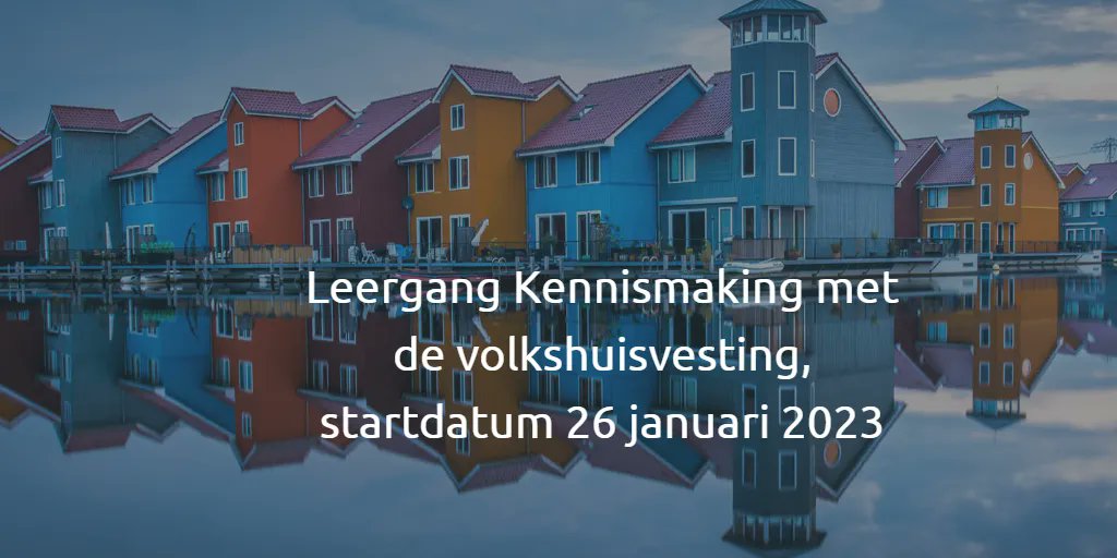 Het is vaak lastig om snel ingeburgerd te raken in een ander werkveld. Je moet ineens van zoveel onderwerpen meer weten. Ben je nieuw in de corporatiesector? Met het volgen van deze leergang ben je heel snel ingewerkt! buff.ly/30CSC35