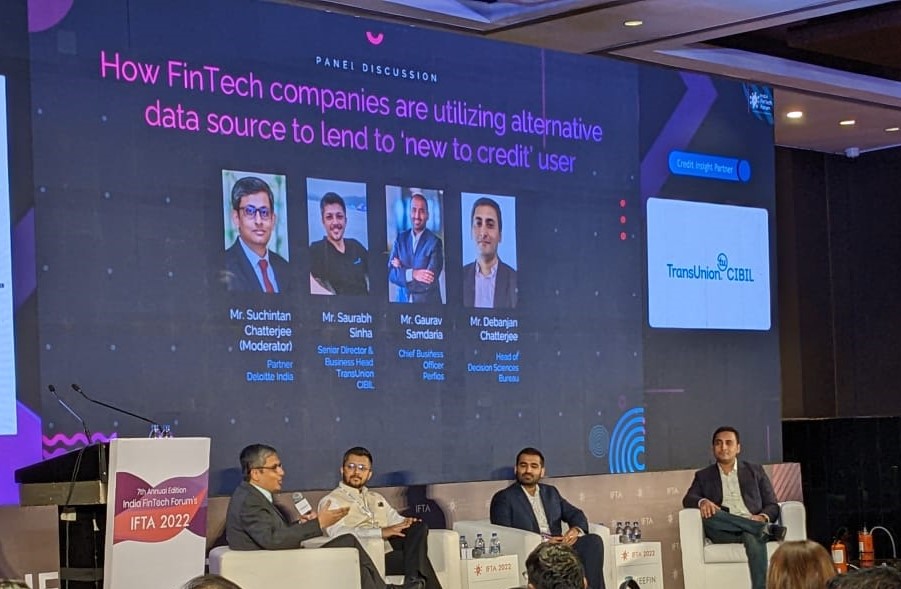 India_Fintech's tweet photo. Thank you to our Credit Insight partner, TransUnion CIBIL, for supporting an amazing session on How fintech companies are utilizing alternative data sources to lend to 'new to credit' user.

#IFTA2022 #IndiaFinTechAwards2022 #fintech #lending  #credit https://t.co/OzIa6Acg2b