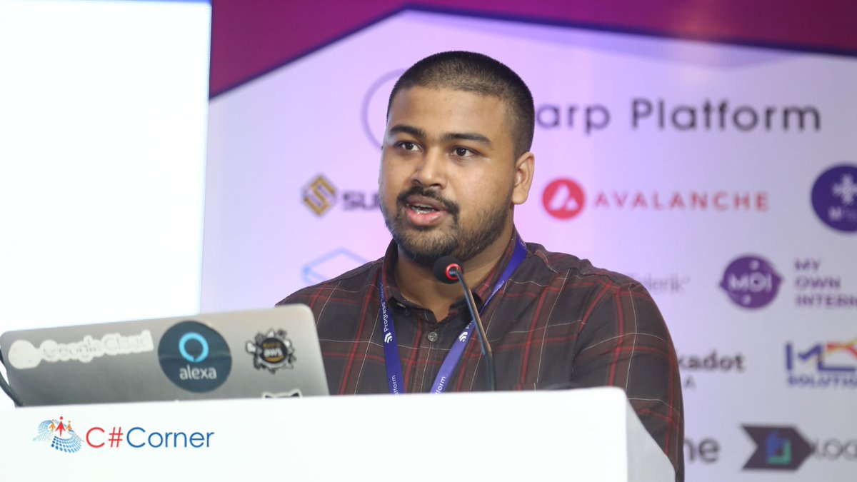 CsharpCorner's tweet image. Thank you Shubham Sinha for speaking at #CsharpCon22! We look forward to seeing you in #CSharpCon23.