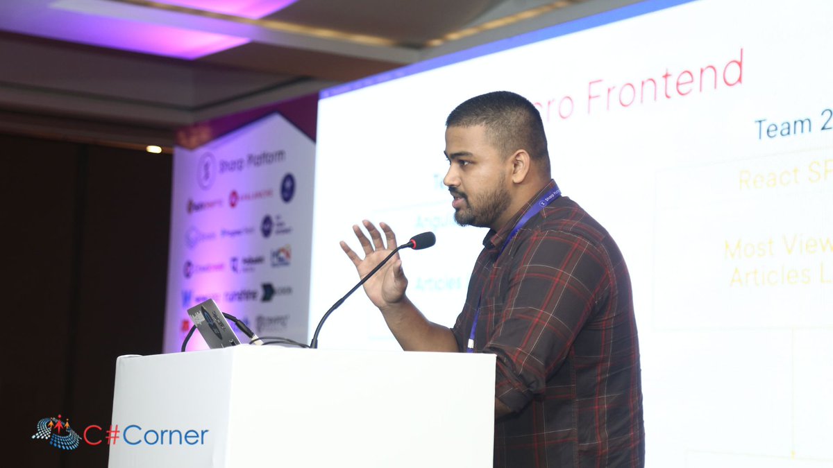 CsharpCorner's tweet image. Thank you Shubham Sinha for speaking at #CsharpCon22! We look forward to seeing you in #CSharpCon23.