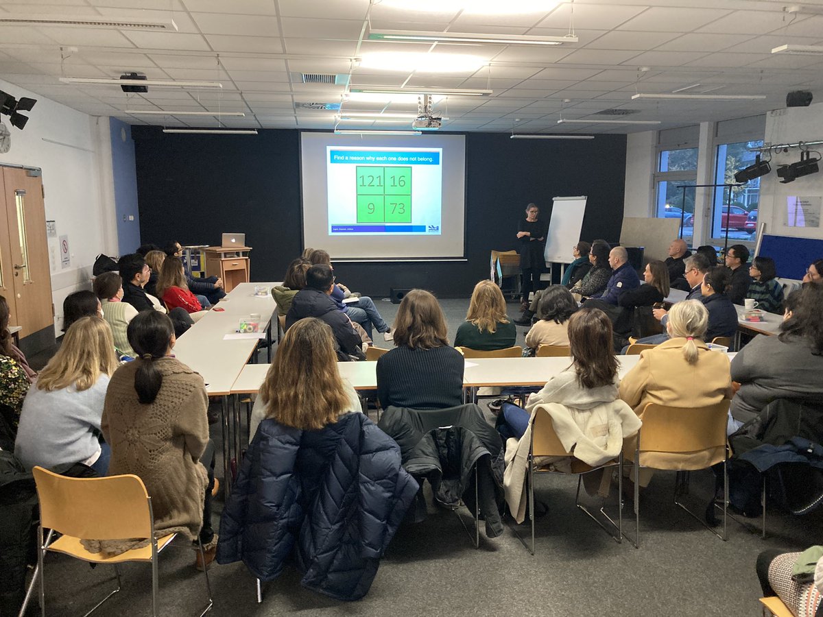 Wonderful turn out for our Primary Math Morning! @BISBonn Into classrooms next.