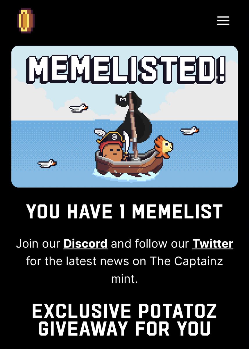 Excited to be part of the GOATs!

#f9649732

@memeland #memelisted #f9649732