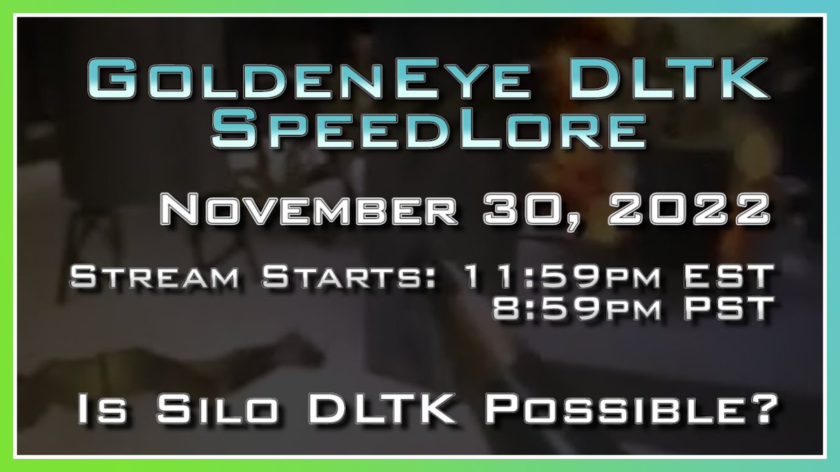 DLTK SpeedLore in about 21 hours from now.