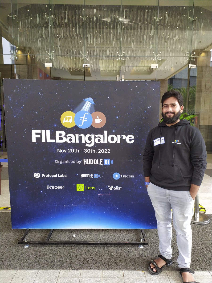 ravisarode_'s tweet image. Day2 #FILBangalore 

@Filecoin @huddle01com @protocollabs @lumalabs