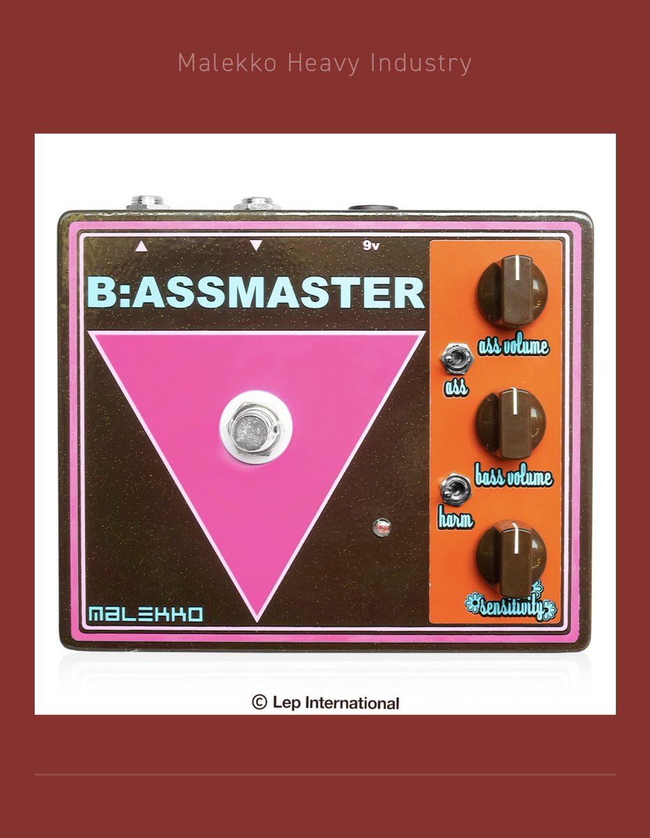 shugybass1968's tweet photo. 良い状態の中古を発見‼️
ベースに歪みといえば、これでしょう‼️
資金稼ぐために働くでー😆
#brassmaster
#bassmaster
#malekko https://t.co/fk380BBDbP