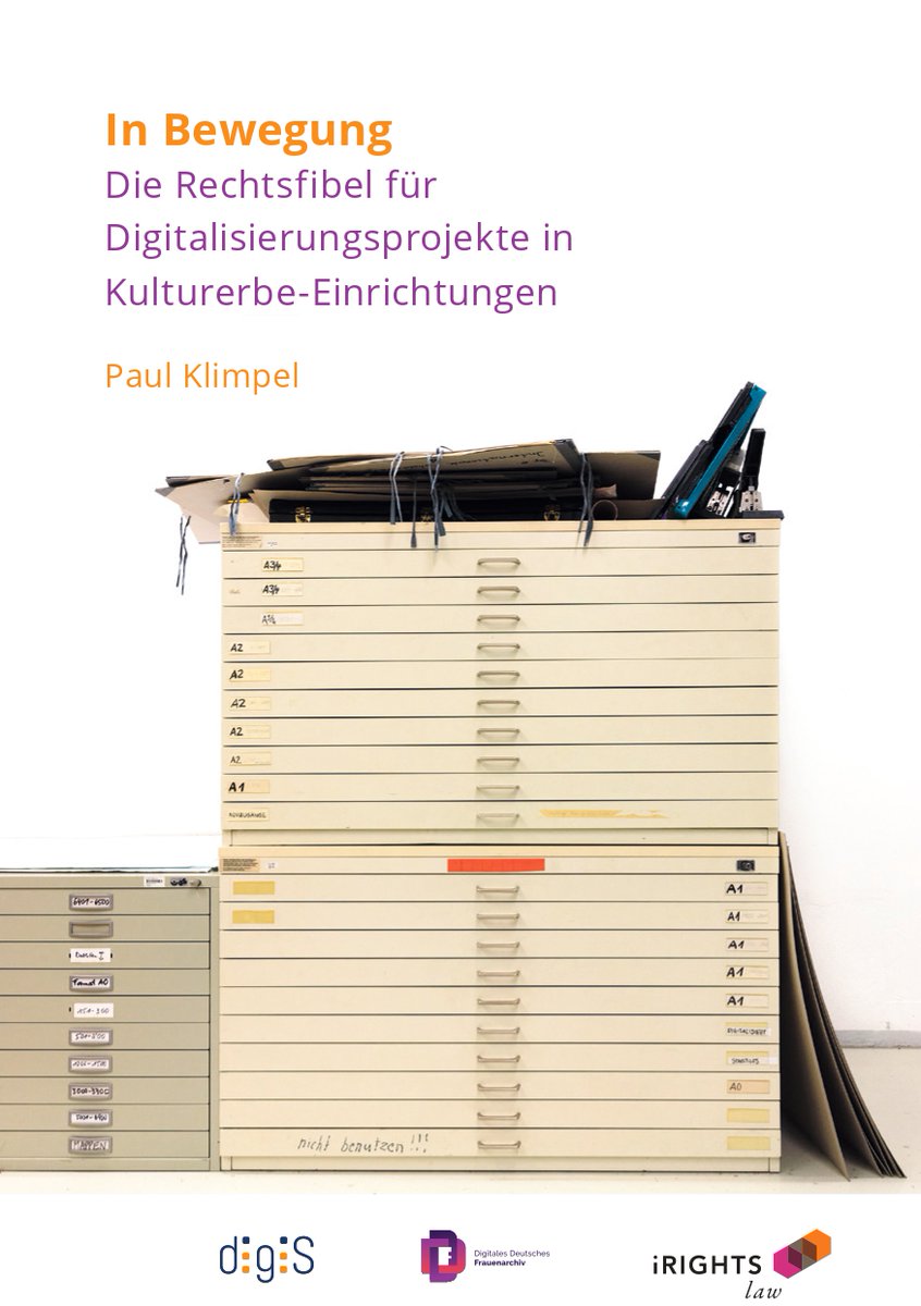 iRights.info 🦣 @irightsinfo@mastodon.social (@irightsinfo) on Twitter photo Neu erschienen 1): Die Rechtsfibel zum #Urheberrecht fürs Kulturelle Erbe, verfasst von <a href="/PaulKlimpel/">Paul Klimpel</a>, hgg. von <a href="/DDFArchiv/">DigitalesDtFrauenarchiv</a> und <a href="/digiSberlin/">@digiSberlin@openbiblio.social</a>. Die Handreichung unterstützt Einrichtungen bei Digitalisierung & Öffnung ihrer Objekte mit vielen Erklärungen und Empfehlungen! Neu erschienen 1): Die Rechtsfibel zum #Urheberrecht fürs Kulturelle Erbe, verfasst von <a href="/PaulKlimpel/">Paul Klimpel</a>, hgg. von <a href="/DDFArchiv/">DigitalesDtFrauenarchiv</a> und <a href="/digiSberlin/">@digiSberlin@openbiblio.social</a>. Die Handreichung unterstützt Einrichtungen bei Digitalisierung & Öffnung ihrer Objekte mit vielen Erklärungen und Empfehlungen!