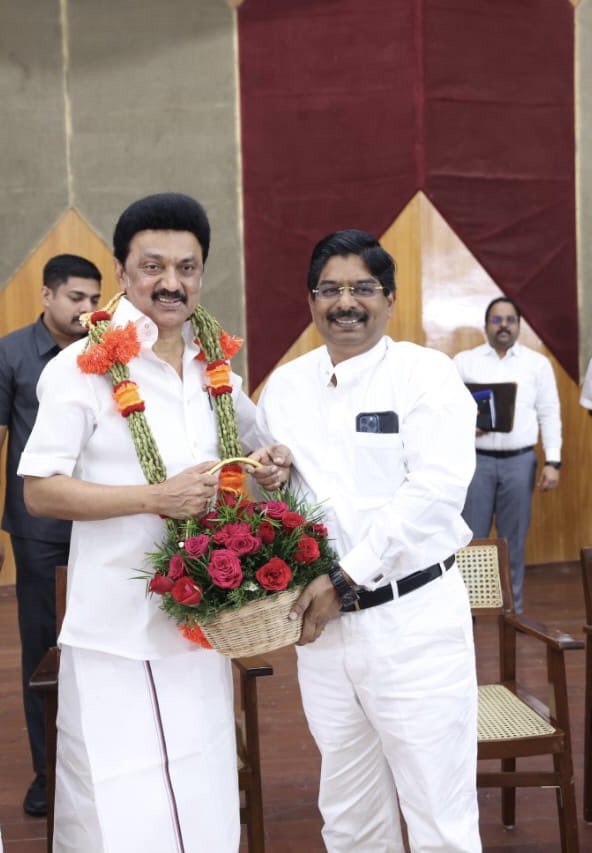 Today I met our beloved DMK President and Hon’ble Leader <a href="/mkstalin/">M.K.Stalin</a> and thanked him for giving me the new Assignment and Opportunity to serve <a href="/arivalayam/">DMK</a> the DMK Party and the people.
