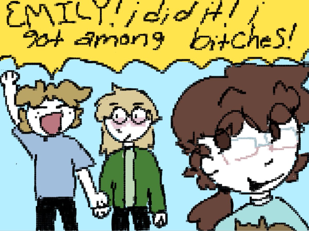 em_ilyflute's tweet photo. i cursed oh my gosh i’m evil.. I HAD TO cuz my friend (ducky, iykyk) finally got a gf like bro has finally matured and i am just sooo proud of him #gettinggirls #artagain https://t.co/eJMTil68Bi