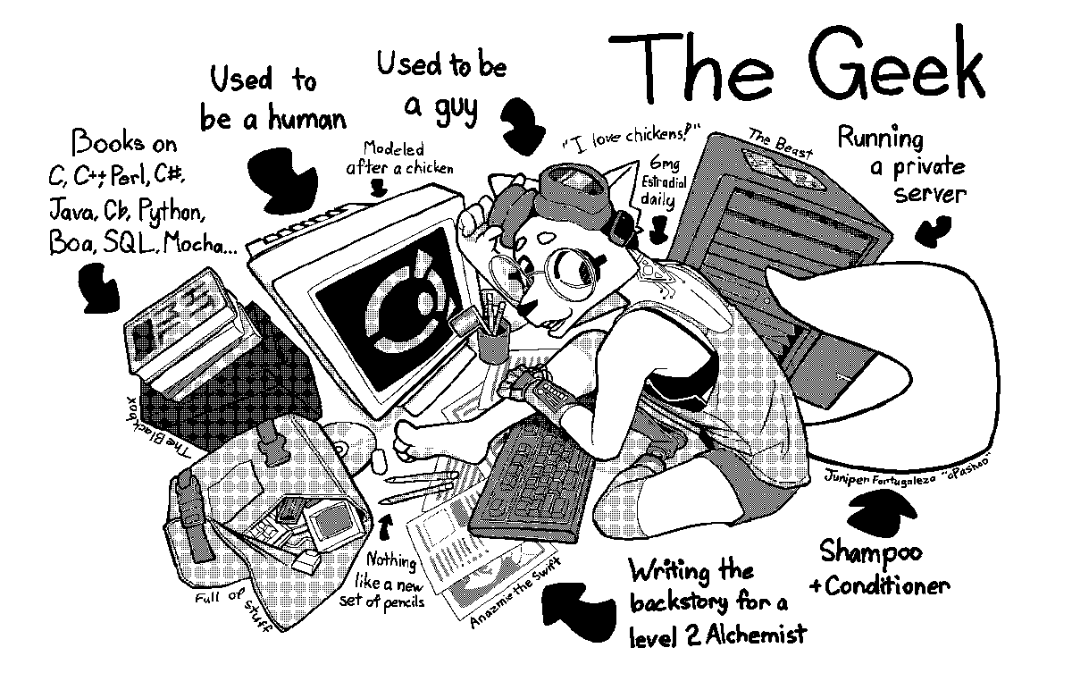 Illustrated for <a href="/HT_Black/">Harry Black</a>'s upcoming TTRPG, Toonpunk Second Edition, and its lore book—coming soon!