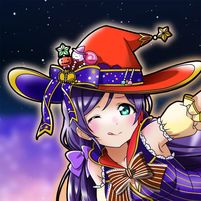 μ'sの名付け親ちなみに右はアイビスペイント左はPhotoshop#ラブライブ今日は何の日 #東條希 