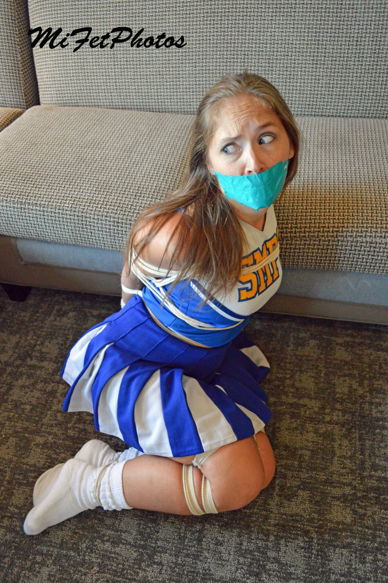 Cheerleader Rachel being held until after the competion.  <a href="/rachel_adams2/">Rachel Adams</a>