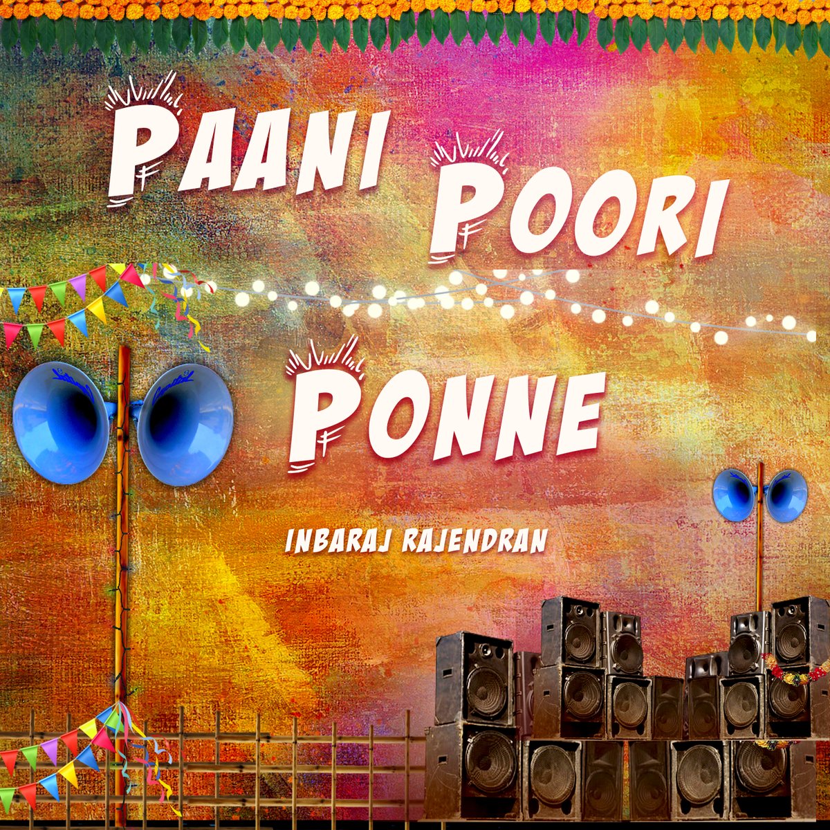 Stay Tuned ! our next single #paanipooriponne from today evening 6.00pm #inbarajrajendran lyrics &amp; musical !☺️