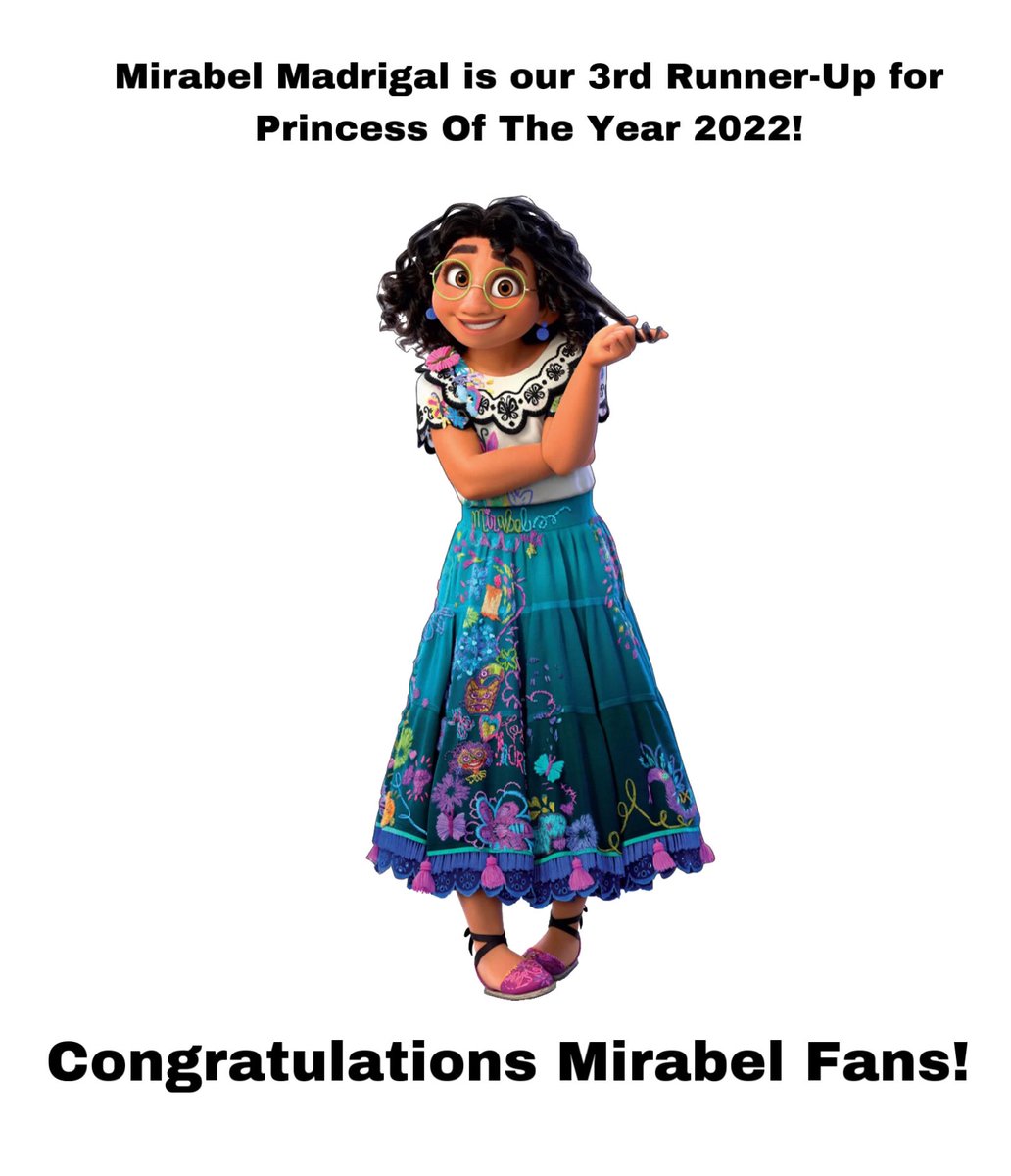 Disney Princess Facts on Twitter "The votes are in Mirabel Madrigal