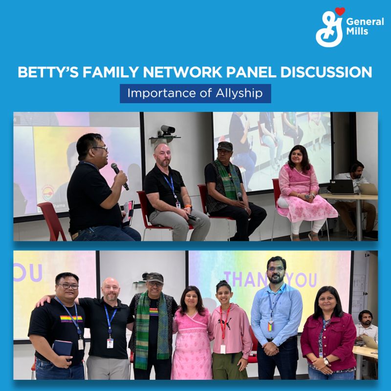 It was a very engaging session at @GeneralMills with Mark Brooks, vice president, Consumer & Market Insights and Renu Sharma who spoke so beautifully about her acceptance journey with Mx. Ria Sharma 

#GeneralMillsLife #GStandsforGood