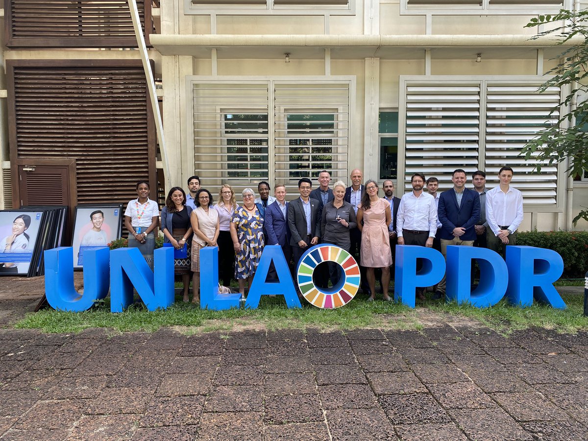 JanDelba's tweet photo. How does the global food, energy, finance and climate change crisis impact #Laos? What do we from the UN do about it? Interesting discussions with @USUNRomeAmb McCain and @UNinLaoPDR today. #LeaveNoOneBehind #ZeroHunger #FoodSecurity #Agenda2030 https://t.co/tXOSVbB9ge