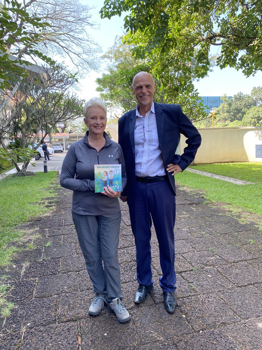 JanDelba's tweet photo. How does the global food, energy, finance and climate change crisis impact #Laos? What do we from the UN do about it? Interesting discussions with @USUNRomeAmb McCain and @UNinLaoPDR today. #LeaveNoOneBehind #ZeroHunger #FoodSecurity #Agenda2030 https://t.co/tXOSVbB9ge