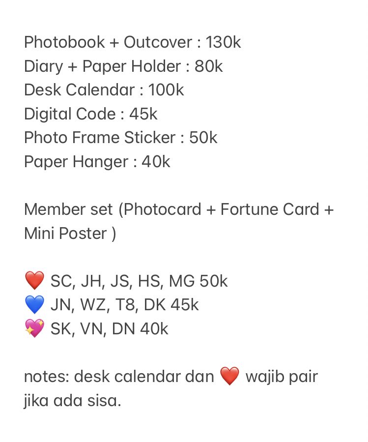 hosrangshi's tweet photo. HELP RT 🫶🏻

OPEN SHARING SEASON GREETING 2023 SEVENTEEN SG23

🏡bandung
exc ems tax https://t.co/5Txh9UBrZL