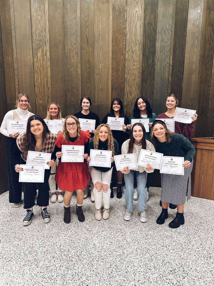Mount Marty Volleyball tweet media
