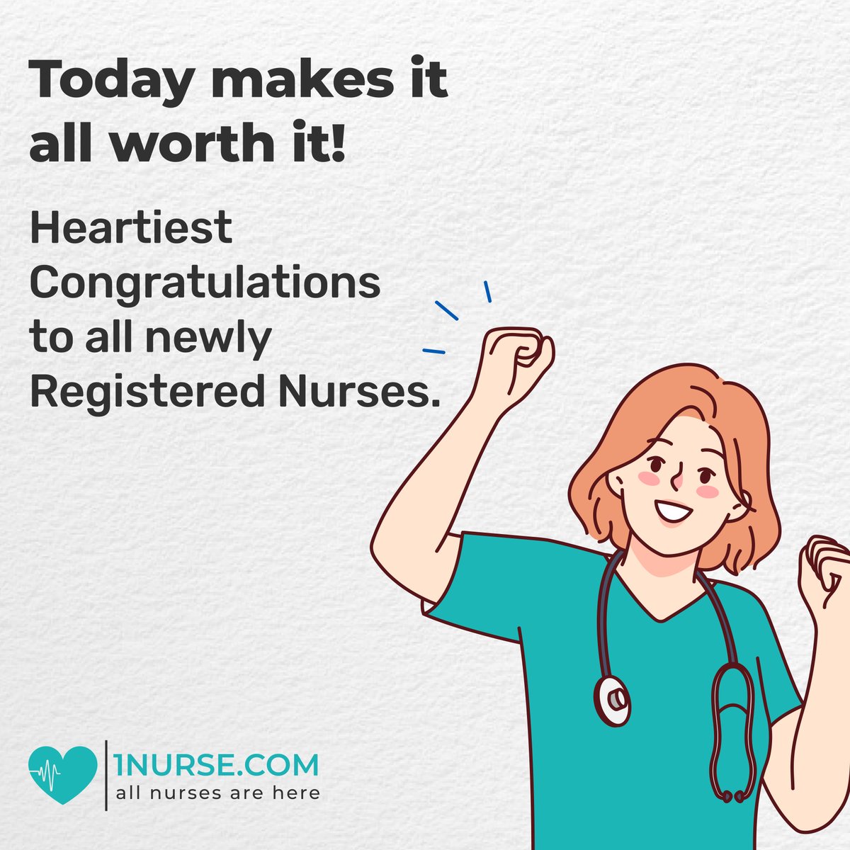 1nurseCom's tweet photo. From all of us here at https://t.co/Msok3oy5pF, Congratulations newly RNs! ✨We celebrate with you 🤍

Jumpstart your career with 1NURSE. Know more about what we do here: https://t.co/pXpditrTsP

#phrn2022 #nlenovember2022passers #nlenovember2022 #phrn #RegisteredNurse https://t.co/RPYx4jhggZ