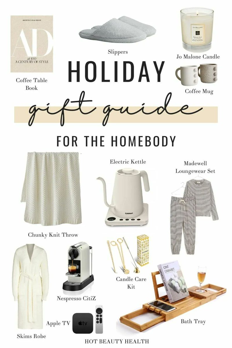 12 Cozy Gift Ideas For The Homebody-&gt; bit.ly/3UiyUTO #Christmasgifts