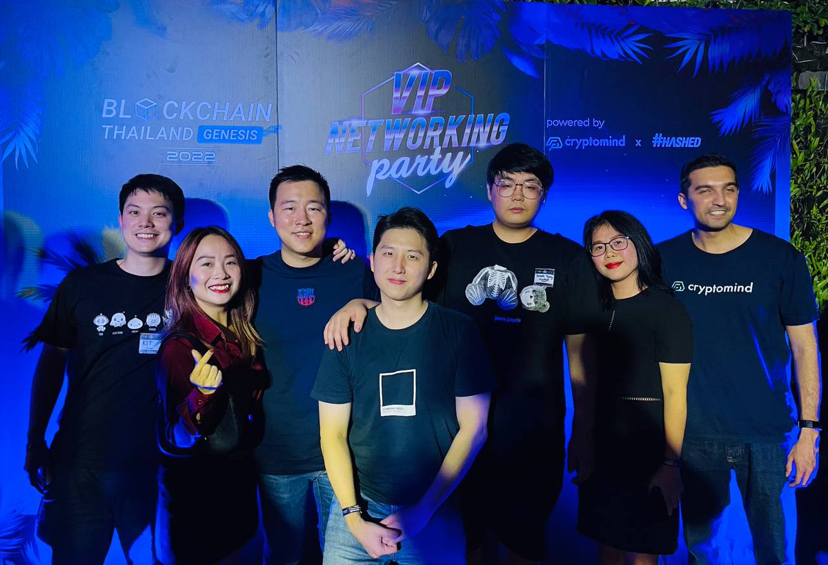 Monsterra_P2E's tweet photo. 🎉It's honnor for #Monsterra to be on the stage &amp; meet up #Web3 founders &amp; builders in the VIP #networking party

💪Thanks @OKCNetwork @GuildFiGlobal @hashed_official @cryptomindgroup @BitcoinAddictTH for the epic #BlockchainThailandGenesis2022.

A short recap video coming soon❗ https://t.co/oRlbT0iGlX