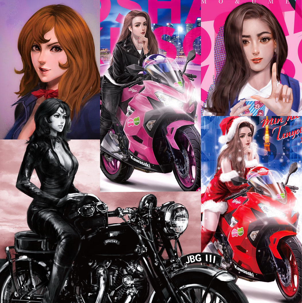 風車（美人画・A2サイズ） 風車（美人画・A2サイズ） 風車（美人画・A2サイズ） BEAUTIFUL CARS