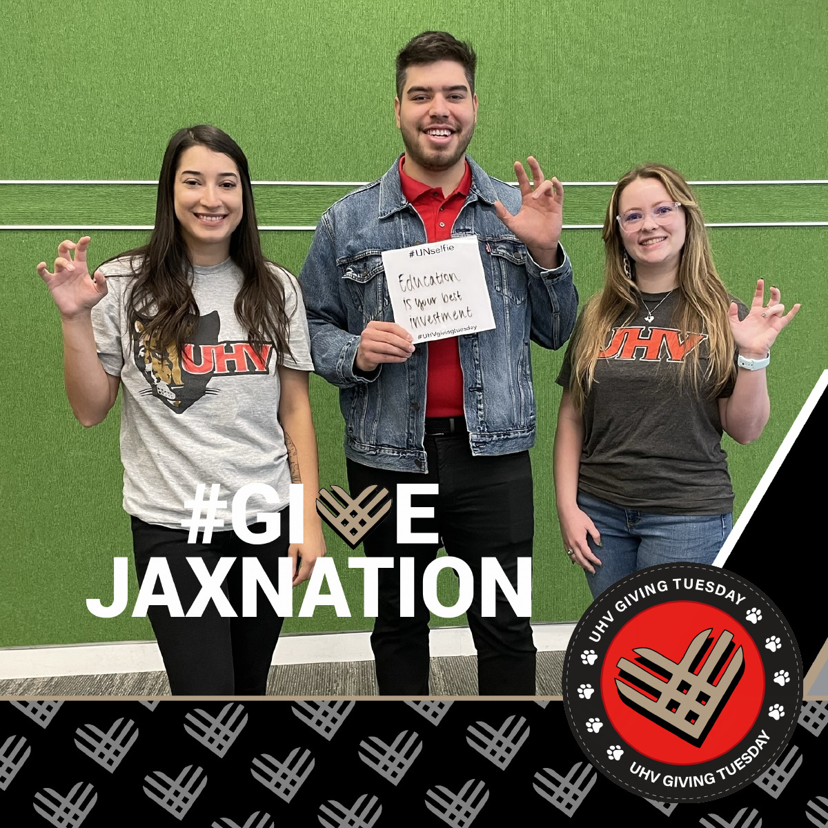 TAMU_VICTORIA's tweet photo. Time is running out! We have less than 2 hours left to be part of #GivingTuesday

https://t.co/3LG8qO40dI
 #GiveJAXNATION #uhvgivingtuesday https://t.co/rIeQELinM8