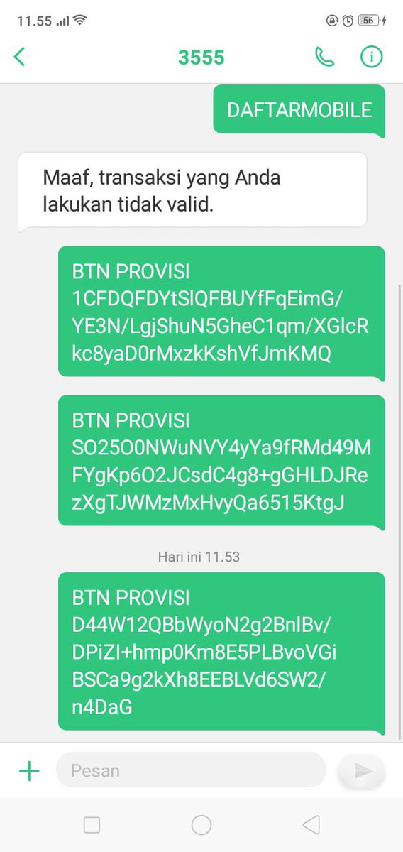 Dedes666's tweet photo. @bankbtn siang kak, mau tanya, ini kenapa mbanking saya tiba2 dsruh aktivasi ya, padahal gapernah ke log out atau kehapus apk nya, trus saat sya coba aktivasi ssuai anjuran, malah gini gaada tanggapan sama sekali. https://t.co/7ydZ70DzH5