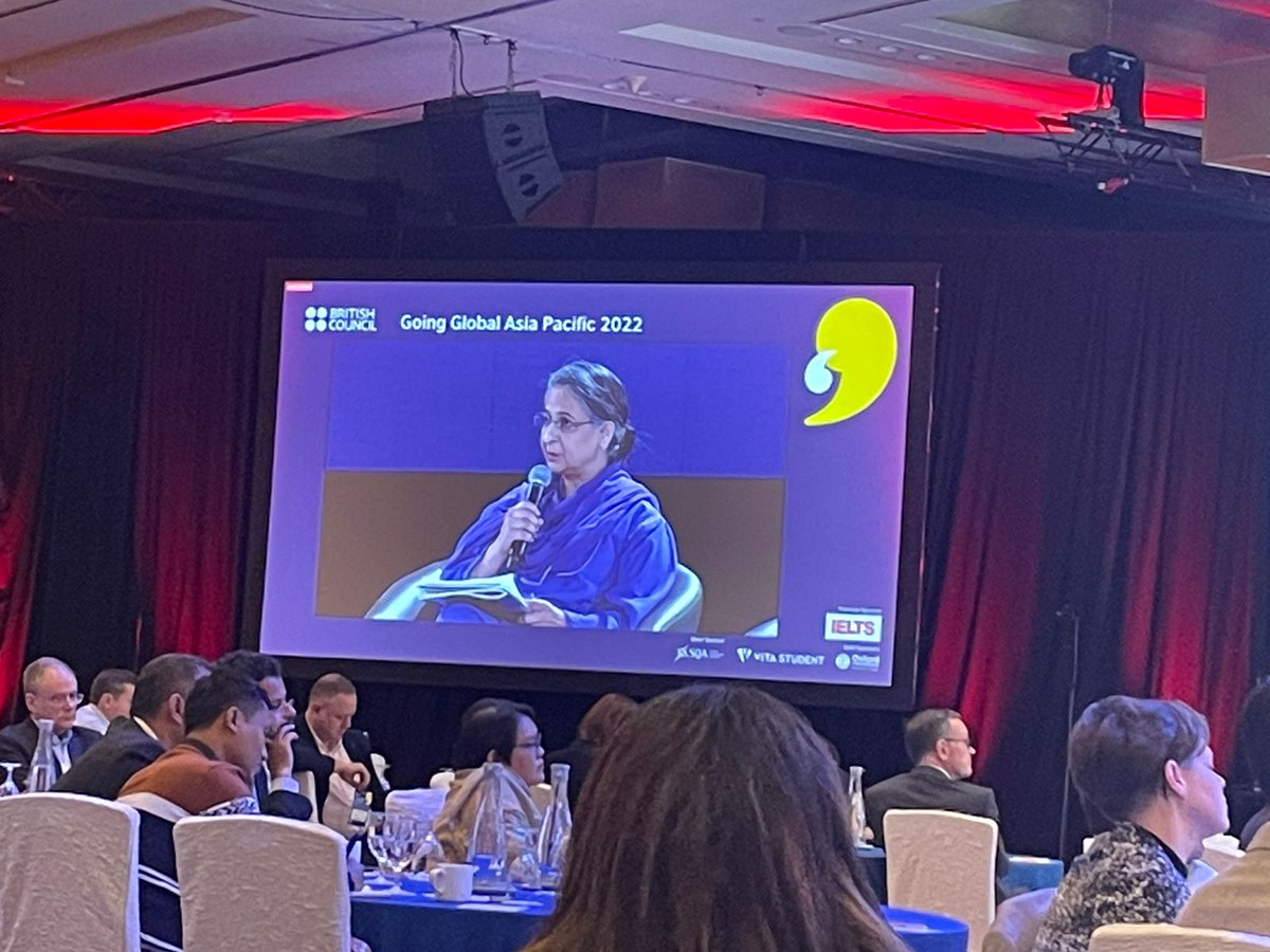 hecpkofficial's tweet photo. #GoingGlobalAPAC

Dr. Saima Hamid, Vice Chancellor, Fatima Jinnah Women University Rawalpindi represented Pakistani academics at the session on "Addressing Gender Gaps in Higher Education". https://t.co/1IIirN26XW