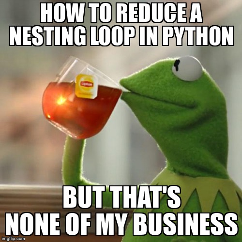 overflow_meme's tweet image. How to reduce a nesting loop in python stackoverflow.com/questions/7455… #timecomplexity #python #loops #pandas #dataframe