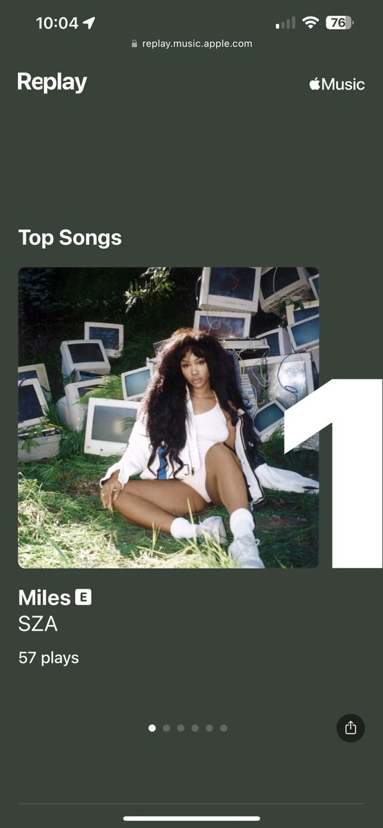 #AppleReplay2022 <a href="/sza/">SZA</a> I played the mess out of this song #sza <a href="/sza/">SZA</a> I love you