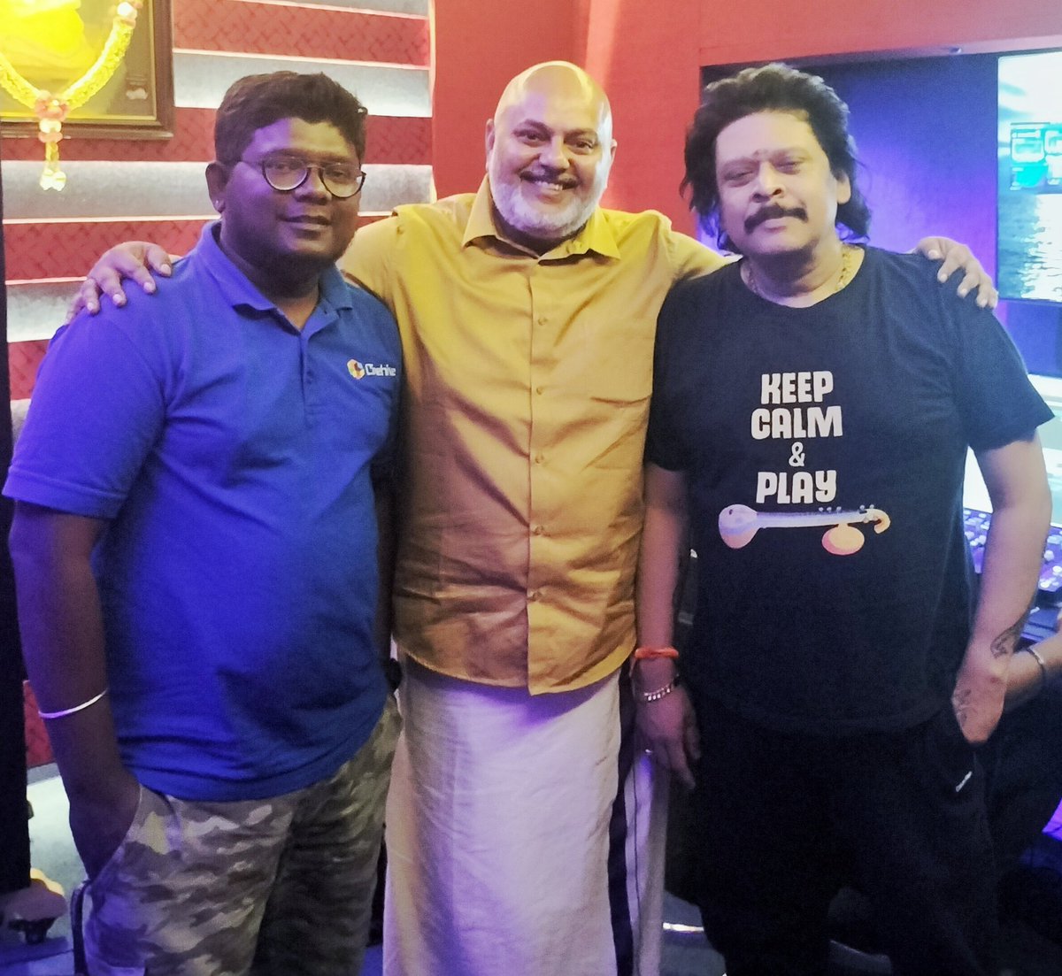 It was always fun to write a song for the kids. It's a beautiful fun filled song for universe creation's 'Shot Boot 3' . Had a wonderful recording session too. Thank you Universe ❤🙏❤. Thank you @Arunvaidsir @rajheshvaidhya5 sir.