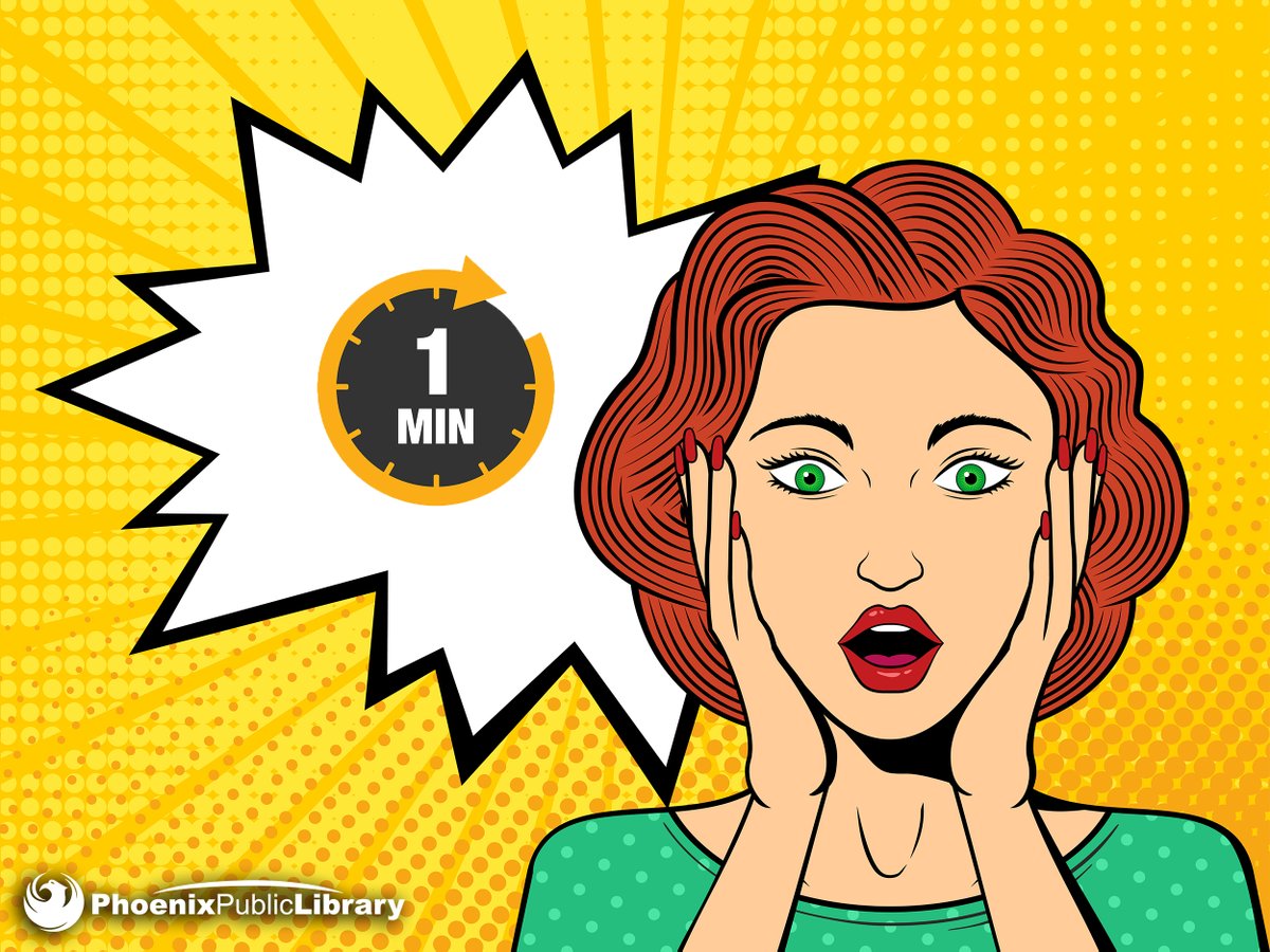 PhxLibrary's tweet photo. Tomorrow! Calling #Tweens & #Teens! โฐ Play Minute to Win It! 2 p.m. WED, November 30, @ #HarmonLibrary. Test your ability to keep calm under pressure & finish challenges in under a minute. Can YOU do it? Come find out. https://t.co/iJSLPDBc2j #MinuteToWinIt #PHX https://t.co/bclBpqviI3