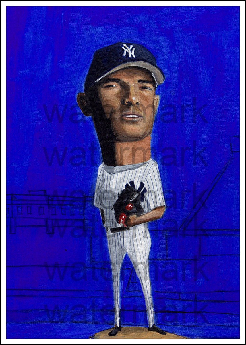 Painting of the Day. Happy Birthday to Mariano Rivera of the New York Yankees. 