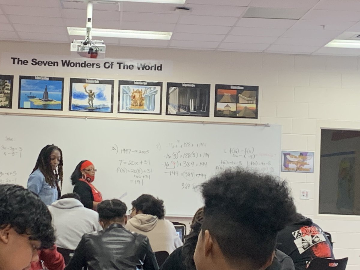 onealmath's tweet photo. Algebra I EOC Blitz sessions are going great. Over 35 students are engaged & working extremely hard. We are having a championship year! Algebra I teachers and students are owning their data together. #HHSMathDept #TeamworkMakestheDreamwork #InstructionalFocusTime #Collaboration https://t.co/t6mPvfOTU7