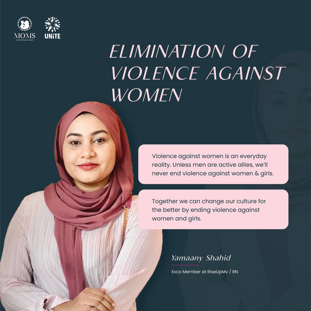 If we are to fight discrimination and injustice against women we must start from the home for if a woman cannot be safe in her own house then she cannot be expected to feel safe anywhere @MvRiseUp #unitedtogethertoendviolence #endviolencetogether #survivorstories #momsngo #unite