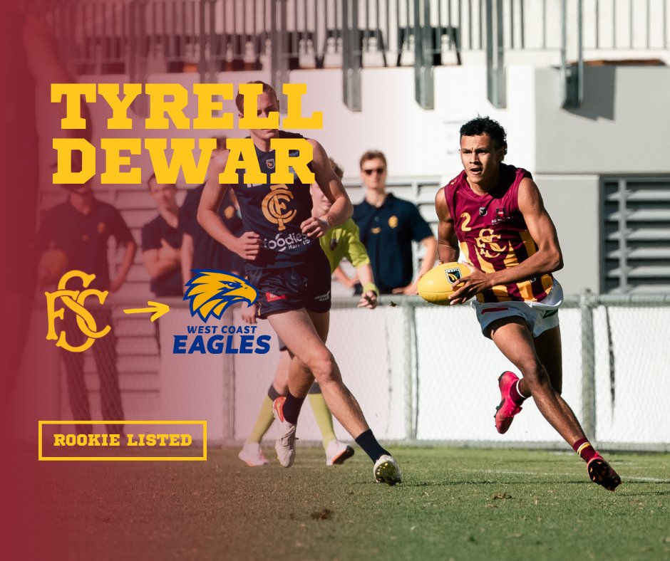 Our guy headed to the Eagles 🦁🌟🤝

Congrats Tyrell - Read more here subiacofc.com.au/news/23139/dew…
