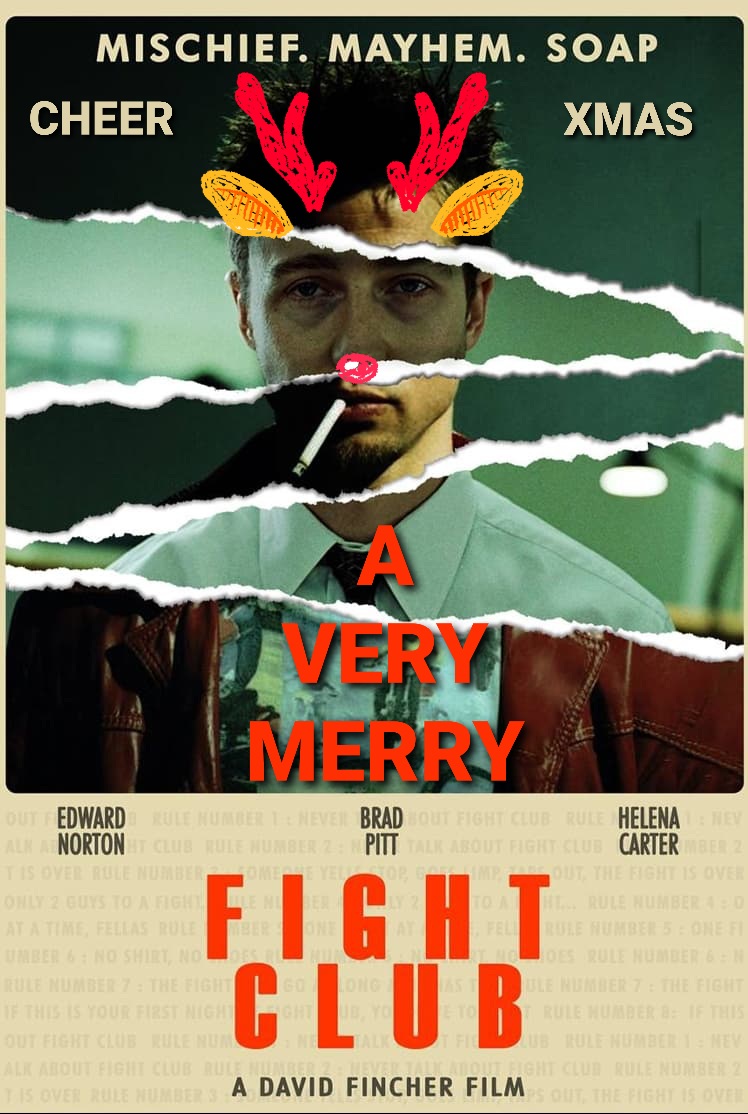 BrianTugmon's tweet photo. @jimmyfallon 
A Very Merry Fight Club #MakeAMovieChristmas https://t.co/HdlPZh3ins