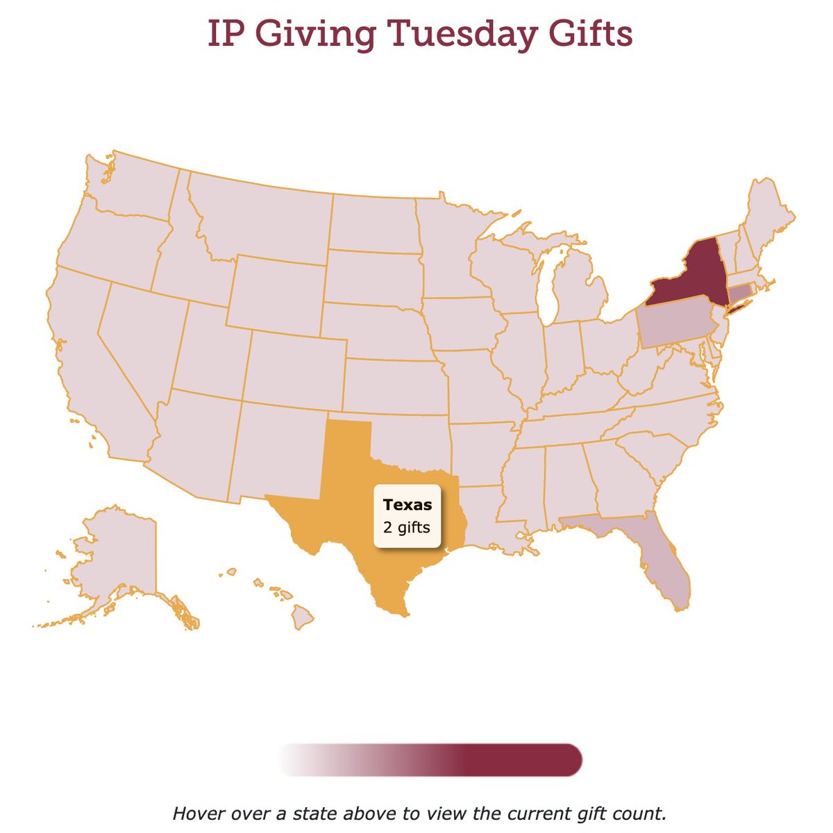 IonaPrep's tweet photo. ❤️ following the heat map to see where #IPGivingTuesday gifts are coming from — CA, CT, FL, IL, MD, NY, NJ, PA, OH and TX. Then there's our Leaderboard, where Alumni &amp; Parents are neck and neck. Better yet, only 3 more gifts to unlock $1k; $750 for '81!
https://t.co/yJRh7WUtDT https://t.co/i1hAIPoglF