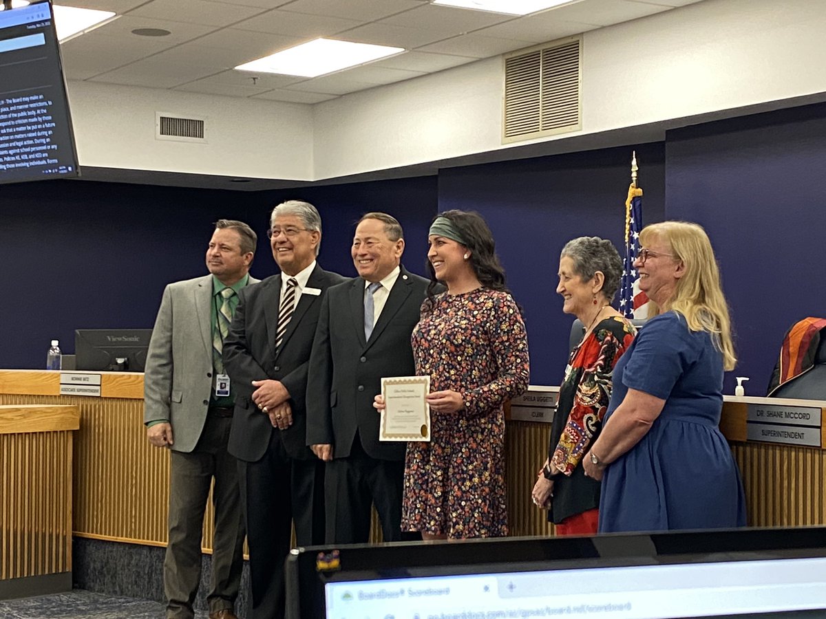 Superintendent recognitions are the best part of board meetings! #ConnectCreateCare <a href="/MccordGps/">GPS-MCCORD</a> <a href="/GPS_District/">The Official Gilbert Public Schools District</a> <a href="/athletics_hawks/">Highland (AZ) Athletics</a> <a href="/drjhs_rattlers/">Desert Ridge JH</a>