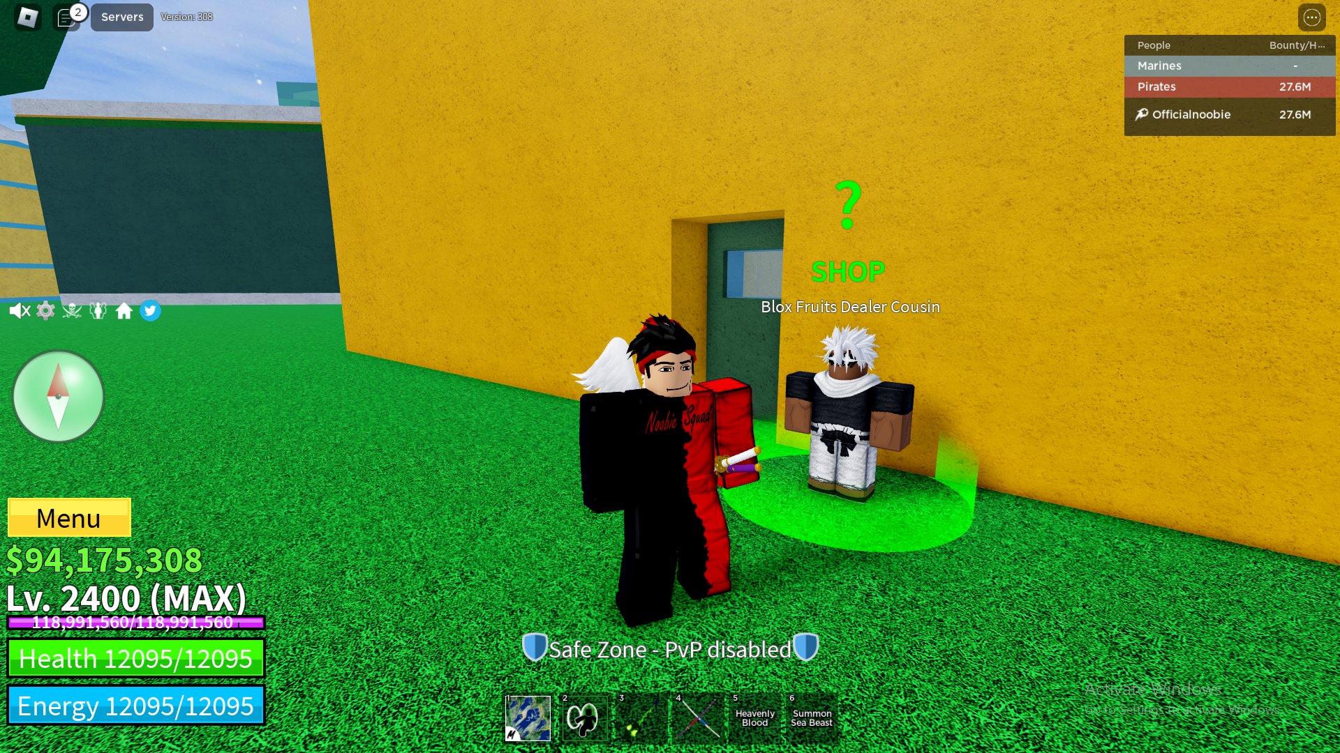 Blox Fruits Dealer Cousin was nice today