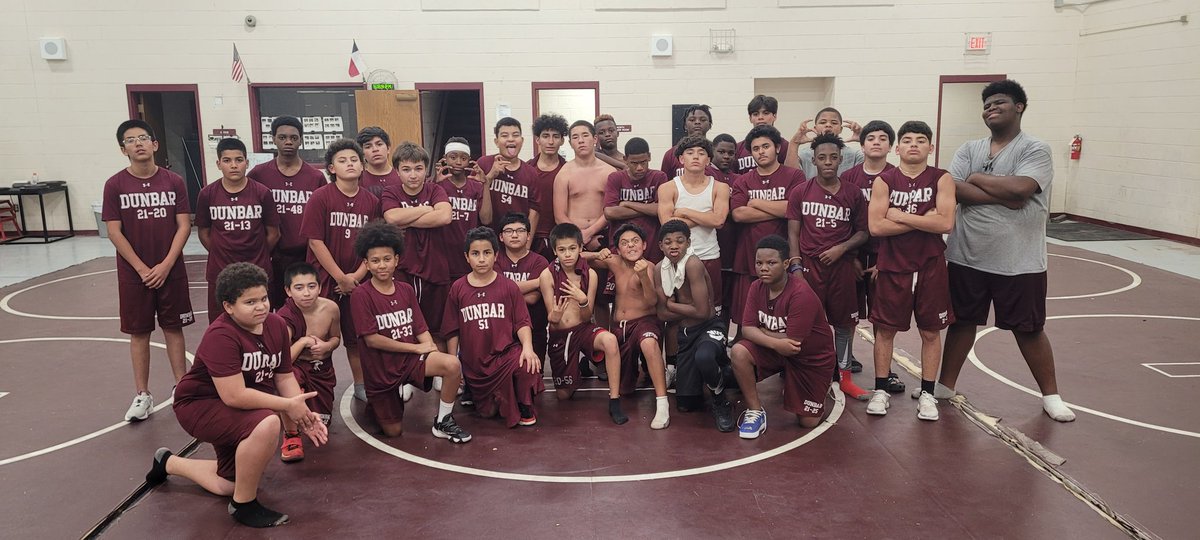 CoachOlivarez8's tweet photo. *Today, we had our first wrestling meet. Win or Lose, we are super proud of our wrestlers. It takes some great courage to get out on that mat. Now, we get back to practice tomorrow to be better than we were today.
💪🤼♂️🤼♀️
#PinsPointsWins #JustBelieve #TeamDunbar #FutureMatadors https://t.co/g2tfgQCYit