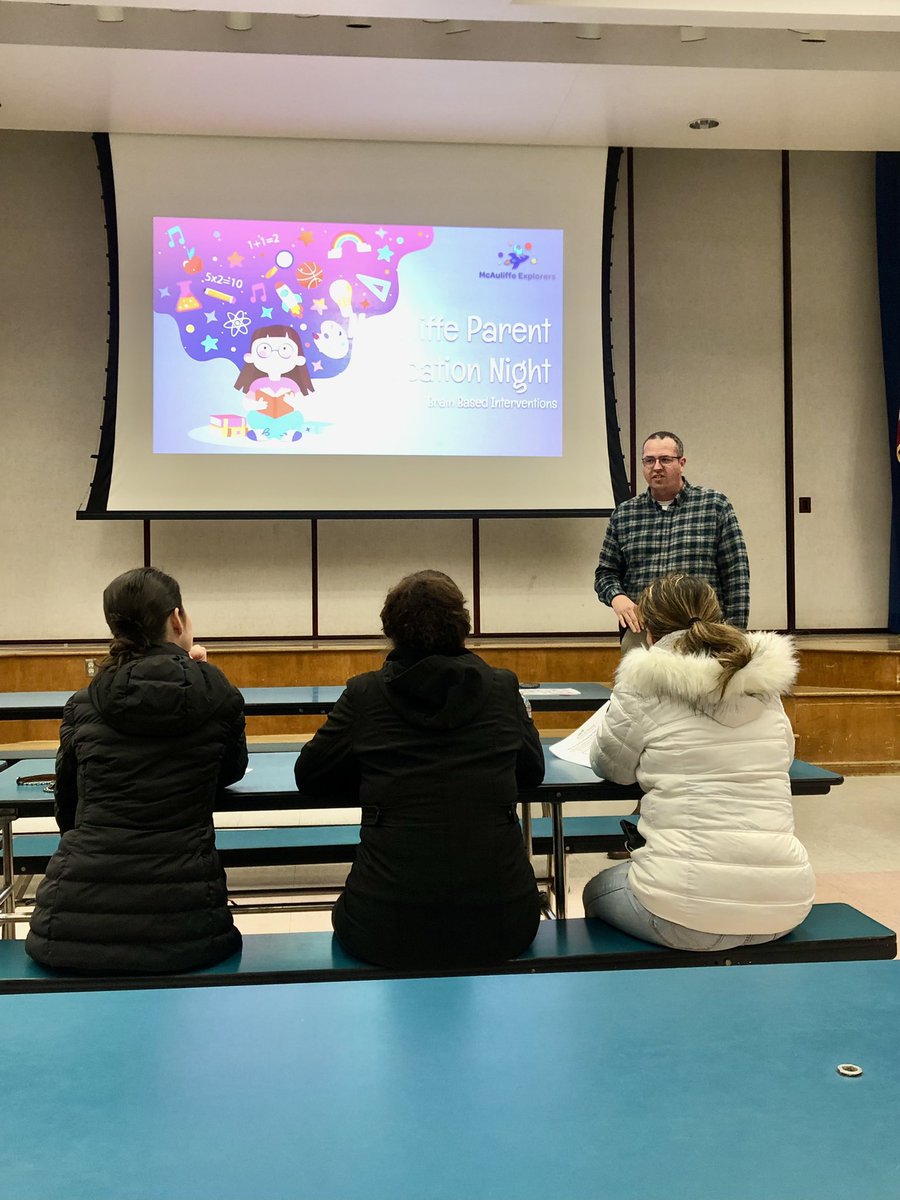 MPbvusd's tweet photo. McAuliffe hosted our first Parent Education session tonight around addressing mental health needs in children.  It was absolutely fantastic!  And the kids were treated to a fun night in our S.O.A.R room! #WeArePBV #mccauliffeexplorers #maslowbeforeblooms #ourkidsmatter https://t.co/dhNh7XKYMd