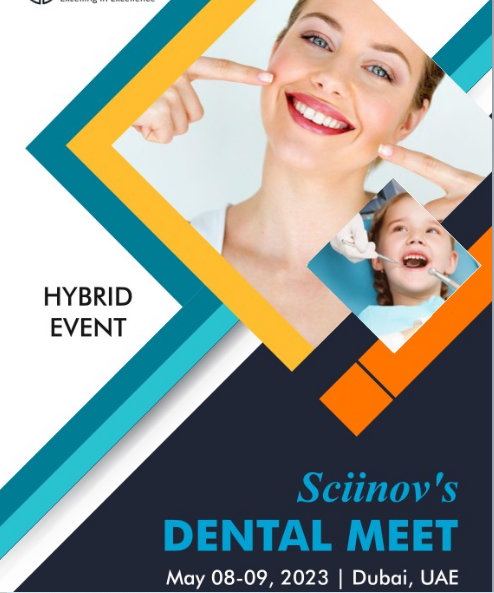 VACCINES_2024's tweet image. #SciinovGroup #Conference2023 #Denatl #Dentistry #Oralhealth #periodontics #orthodontics We are delighted to announce our new edition of Dental Meet scheduled during 08-09, May, 2023 at Dubai, UAE. Details: thedentalmeet.com