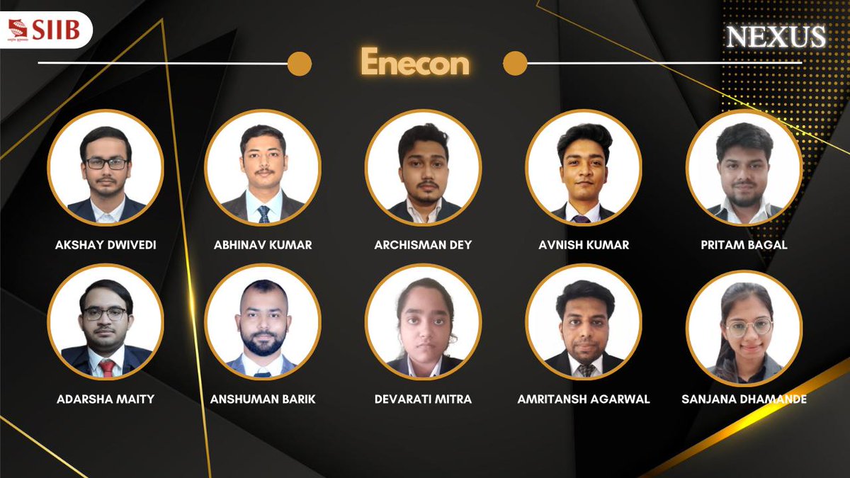 SIIBTweets's tweet photo. SIIB is pleased to introduce the ENECon.SIIB committee for the 2021-2023 batch. It is the premier body for managing energy and environmental issues, with a focus on cutting-edge green technologies and sustainable development goals.
@symbiosistweets
#SIIB #MBA #Pune #enecon #team https://t.co/ASfqR6dBjP