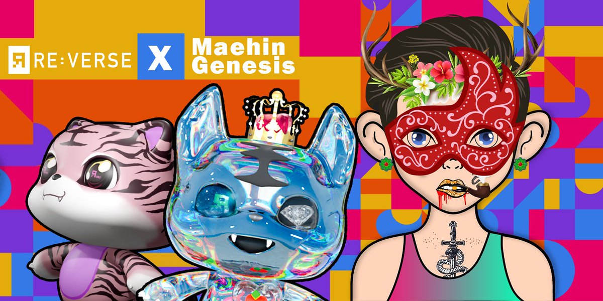 Our collab of the week
🎉Maehin Genesis x Reverse DAO = 💥💥💥💥

We're Giving away 20 WL spots for 
<a href="/MaehinGenesis/">Maehin Genesis 👑</a> 

To enter: 
1⃣ Follow 
<a href="/MaehinGenesis/">Maehin Genesis 👑</a> &amp; <a href="/REVDReverse/">ReverseDAO</a> &amp; <a href="/Maehin_inc/">Maehin</a>
2⃣ Tag 3 Friends
3⃣ ♥️ &amp;amp; RT this post

⏰Ends in 24 hrs

#NFT #NFTGiveaway #NFTshill #NFTs