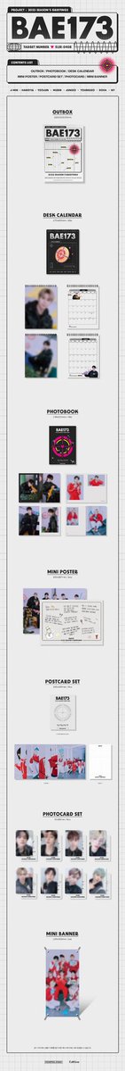 leenamnana's tweet photo. bought 1 extra set!
WTS BAE173 2023 Season's Greeting 
tingi PH only 

Outbox + Photobook 250
Desk Calendar 200
mini poster 173
mini banner 173
postcard 100
photocard 73 (per member)

pls DM https://t.co/3uRTETaYs6