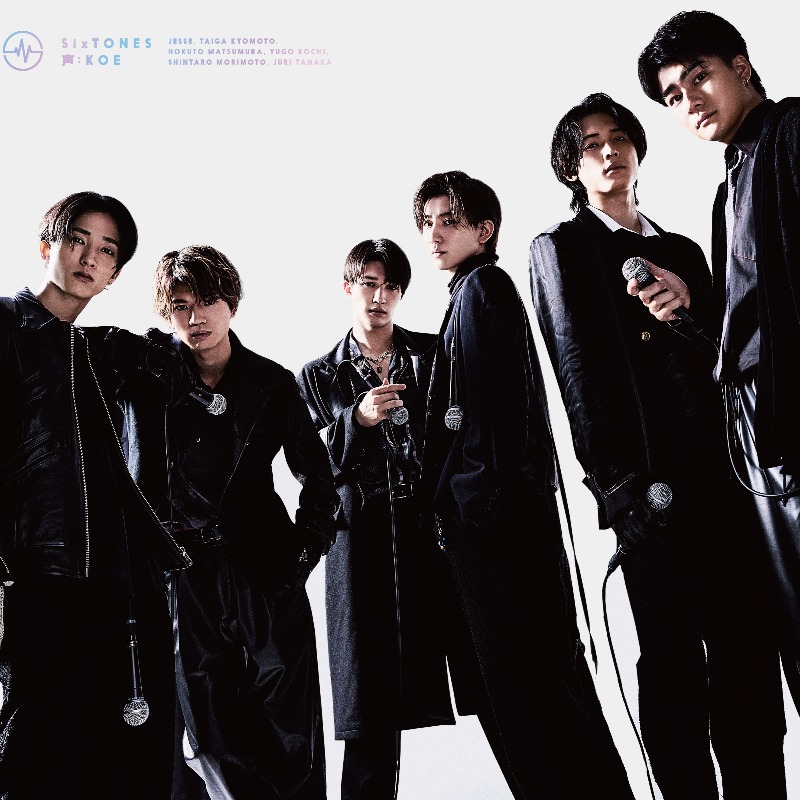 SixTONES_SME's tweet photo. ＼SixTONES「声」🎤／

初回盤Bに収録されるユニット曲「OPA!」「ラ・ラ・ラ・ラブストーリー」「愛という名のベール」の試聴音源がHPで公開中！
nonSTop digeSTではMVも一部ご覧いただけます😉
アルバム「声」ご予約受付中です💿

▼初回盤Bご予約はこちら✨
https://t.co/aOM1tL9fbt

#SixTONES_声