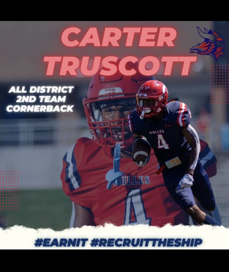 Blessed to win second team all district safety again been a long season wit injuries🙏🏾 time to get ready for senior year