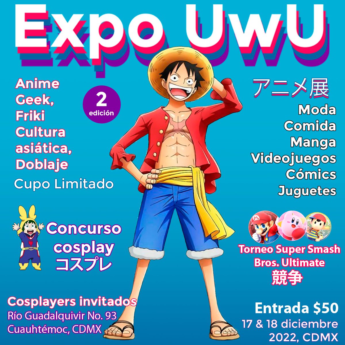 UwuExpo's tweet photo. entradas en https://t.co/TObTwN2siX https://t.co/JfACmu61jh